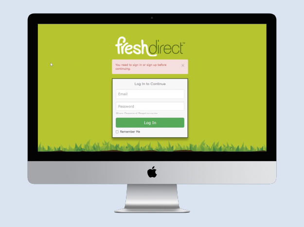 Online Ordering App | Fresh Direct